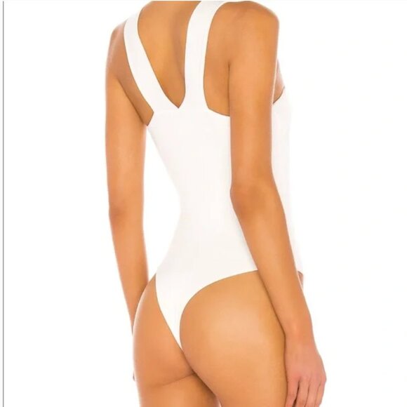 Revolve Superdown Gene cross front Bodysuit XXS - Picture 3 of 5